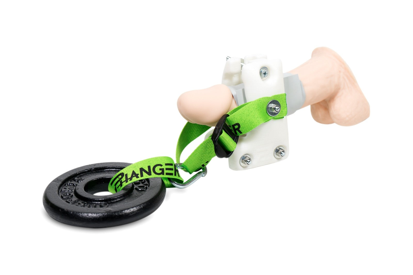 Penis hanger applied on the Penis itself