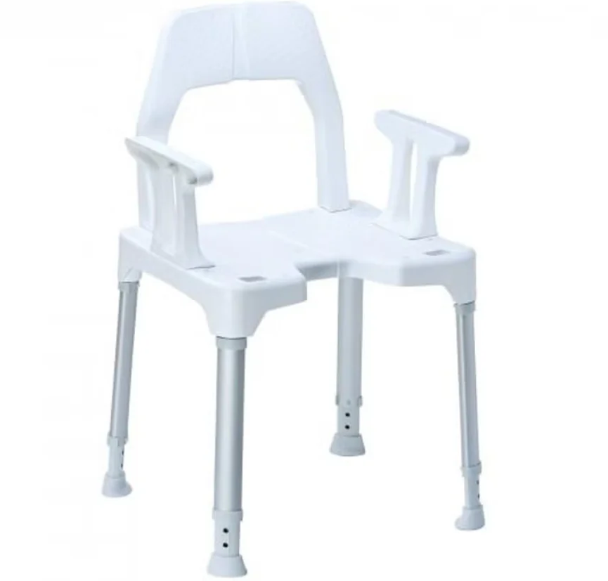 Recommended chair for PHanger users, featuring a design that allows the hanger and weights to hang freely between the legs without the need for modifications. Ideal for enhancing comfort and performance during sessions.