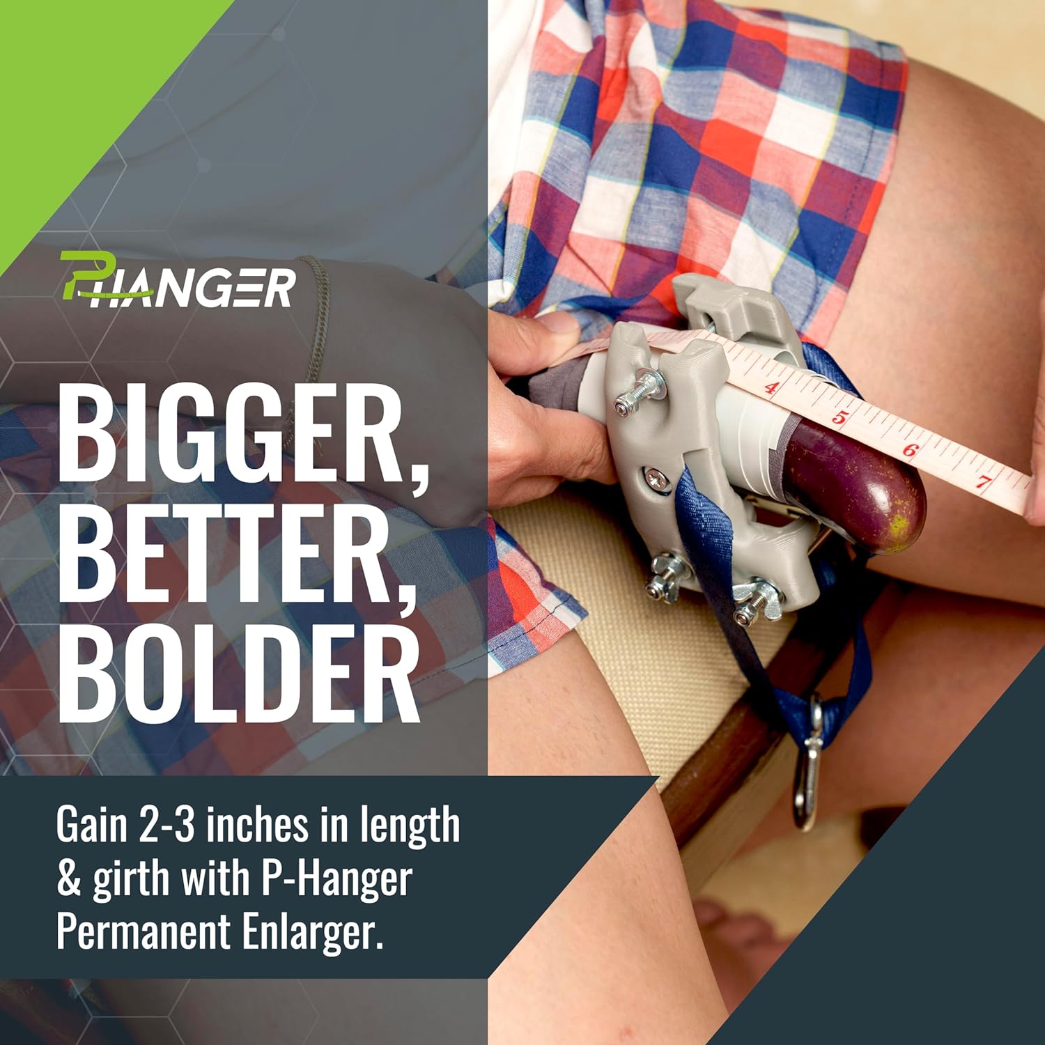 Penis Hanger to increase penissize in length and girth for permanent natural penis enlargement - P - Hanger